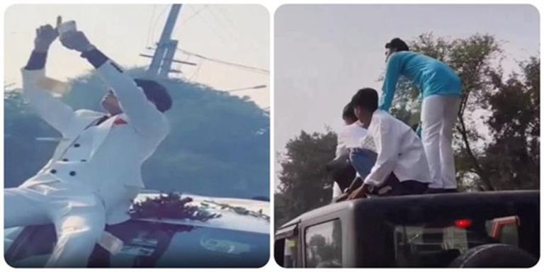 बारात में हुड़दंग पड़ा भारी! दूल्हा समेत कई पर केस, 5 गिरफ्तार, थार-ऑडी समेत 6 गाड़ियां जब्त