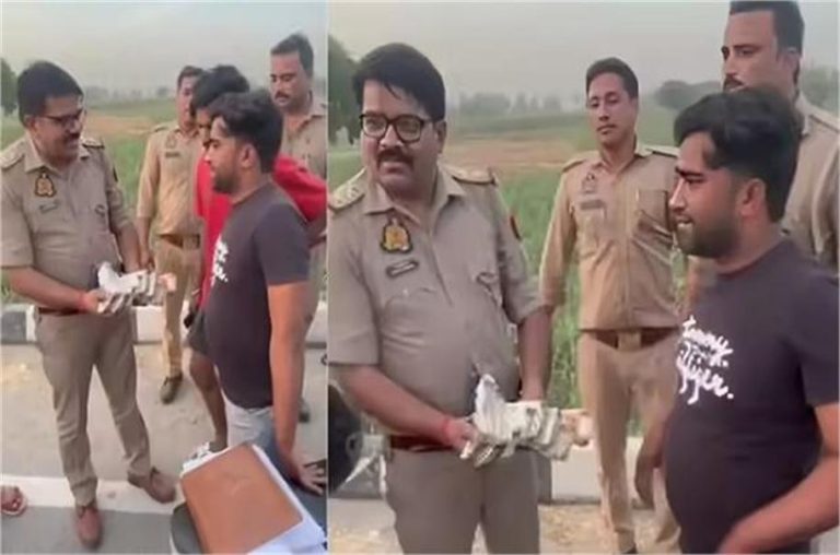हाइवे पर बिखरी मिली 500 रुपए के नोटों की लावारिस गड्डियाँ, लाखों की गड्डियाँ देख कर पुलिस भी हैरान